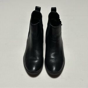 Steve Madden Dover Black Leather Booties 5.5